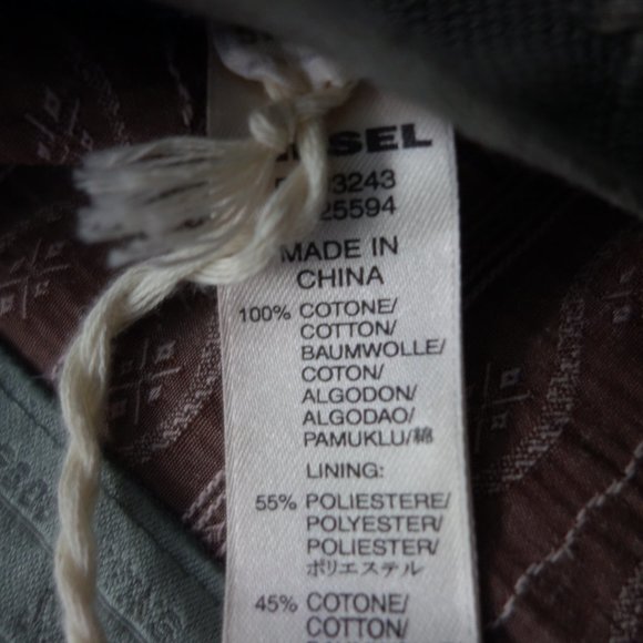 Diesel Blue Tickets Please Berretto 100% Cotton Hat Size II - Picture 11 of 16